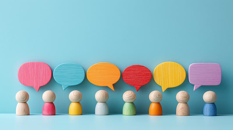 いろいろな意見があることを示すイメージ