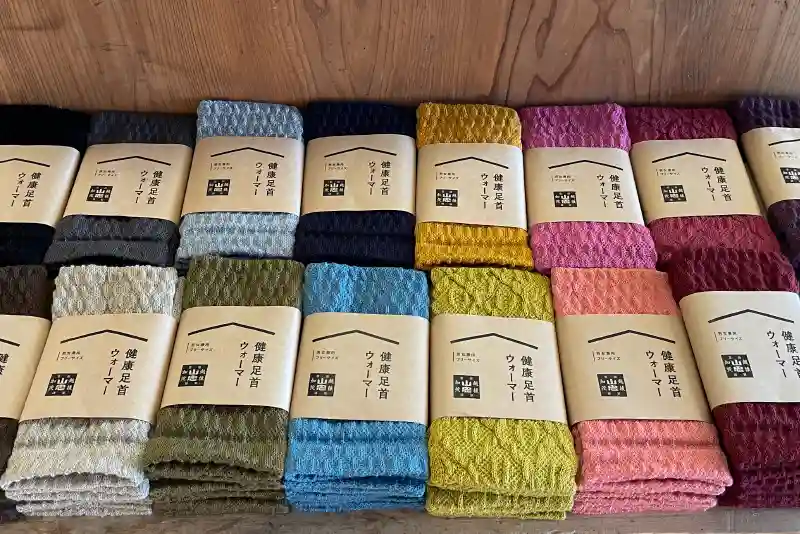 健康足首ウォーマーの陳列棚