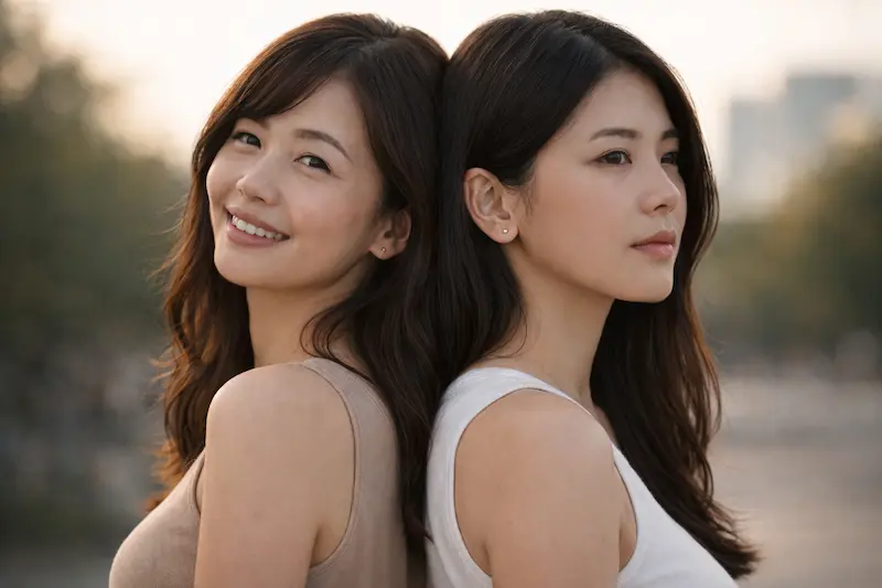 人それぞれであることを示す様子